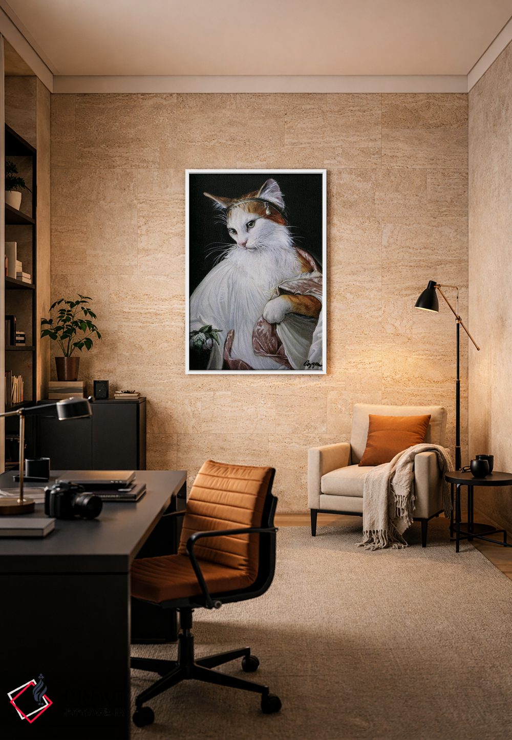 تابلو دکوراتیو حامل سنبل الطیب اثر ملیندا کوپر - D6W