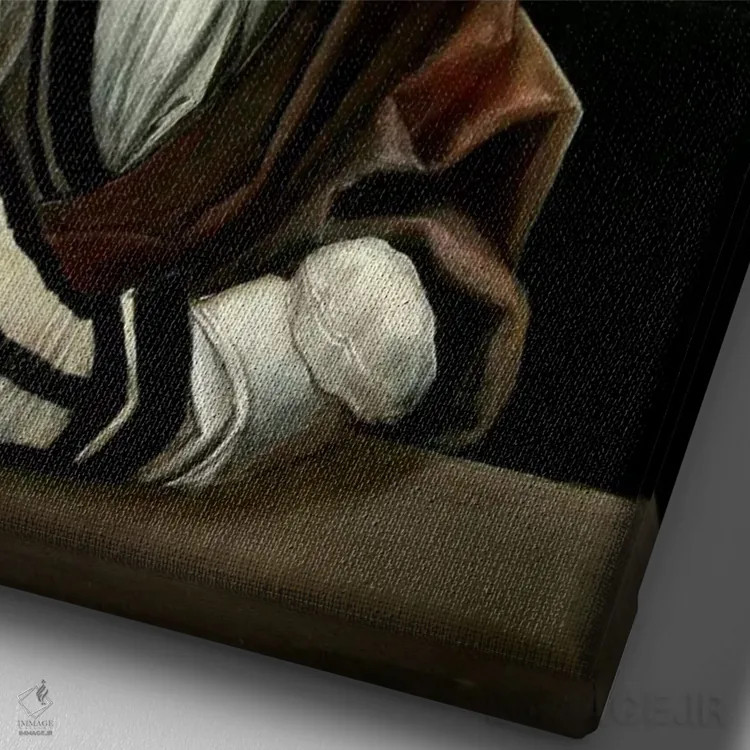 تابلو دکوراتیو گیزمو اثر ملیندا کوپر - نمای نزدیک بافت بوم