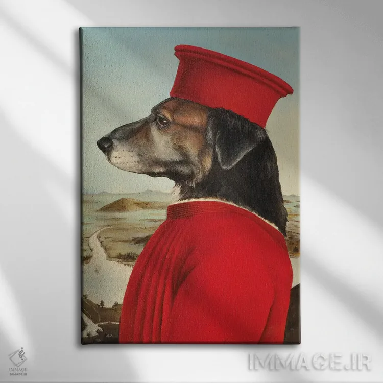 تابلو دکوراتیو قورباغه کوچولو اثر ملیندا کوپر - نمای روبهرو روی دیوار