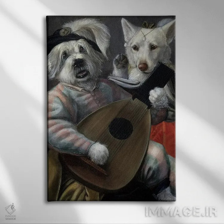 تابلو دکوراتیو بیلبو تافی اثر ملیندا کوپر - نمای روبهرو روی دیوار