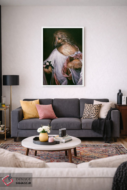 تابلو دکوراتیو قالیچه فلورا اثر ملیندا کوپر - D3W