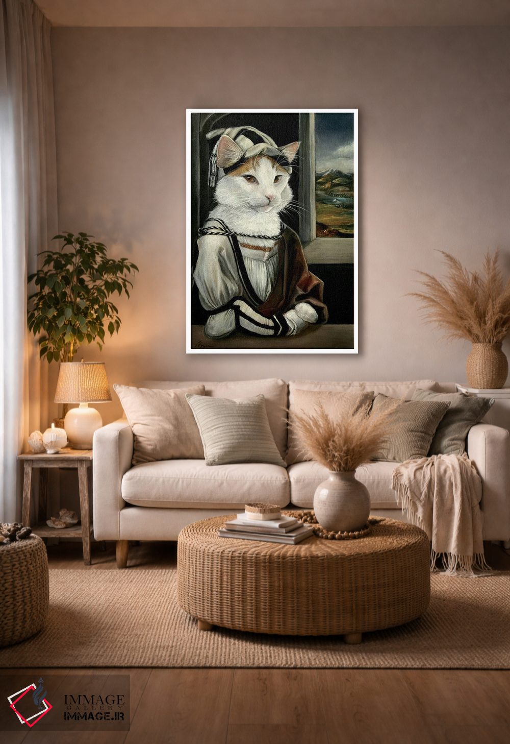 تابلو دکوراتیو گیزمو اثر ملیندا کوپر - D3W