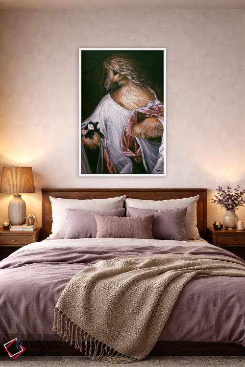 تابلو دکوراتیو قالیچه فلورا اثر ملیندا کوپر - D4W