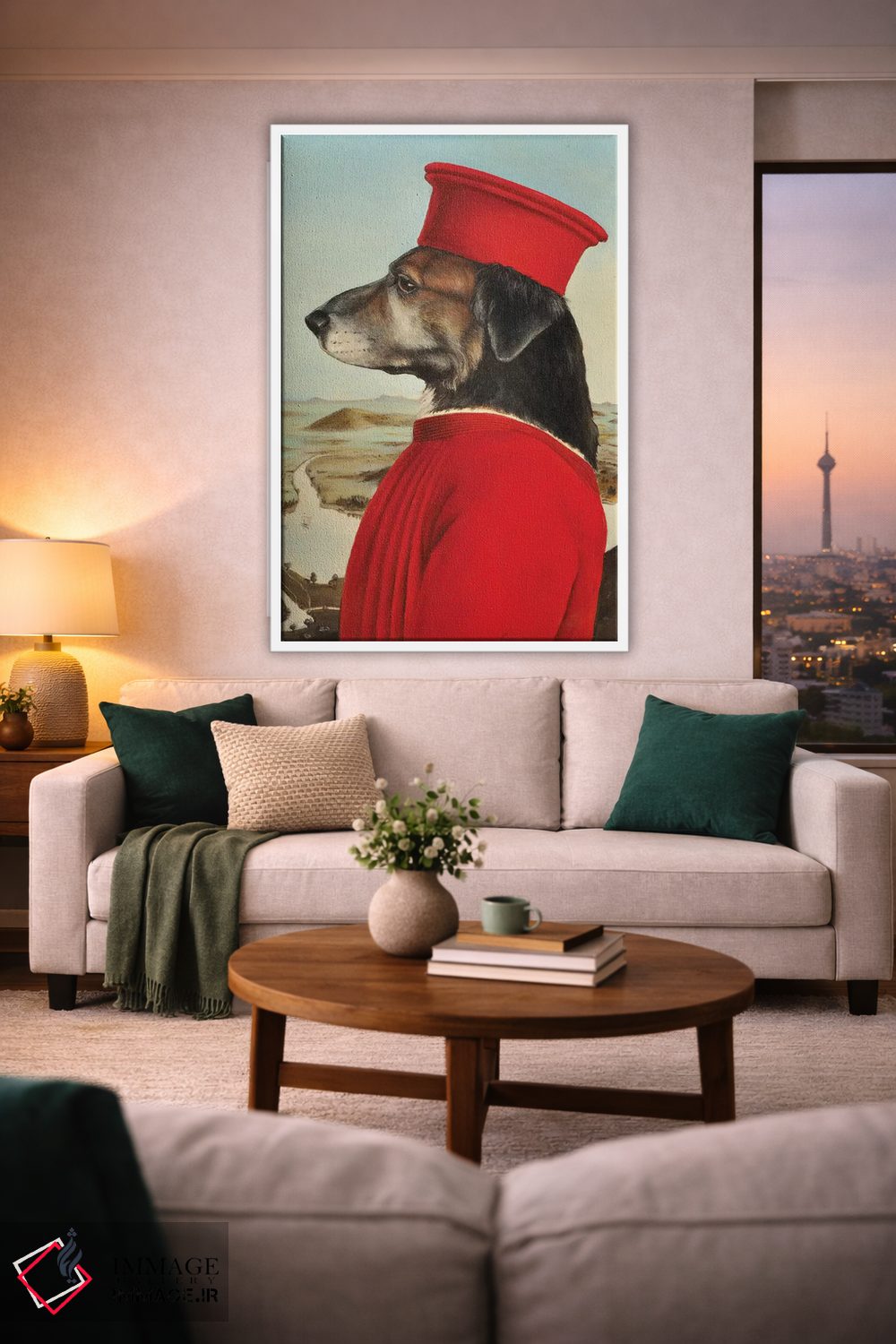 تابلو دکوراتیو قورباغه کوچولو اثر ملیندا کوپر - D1W