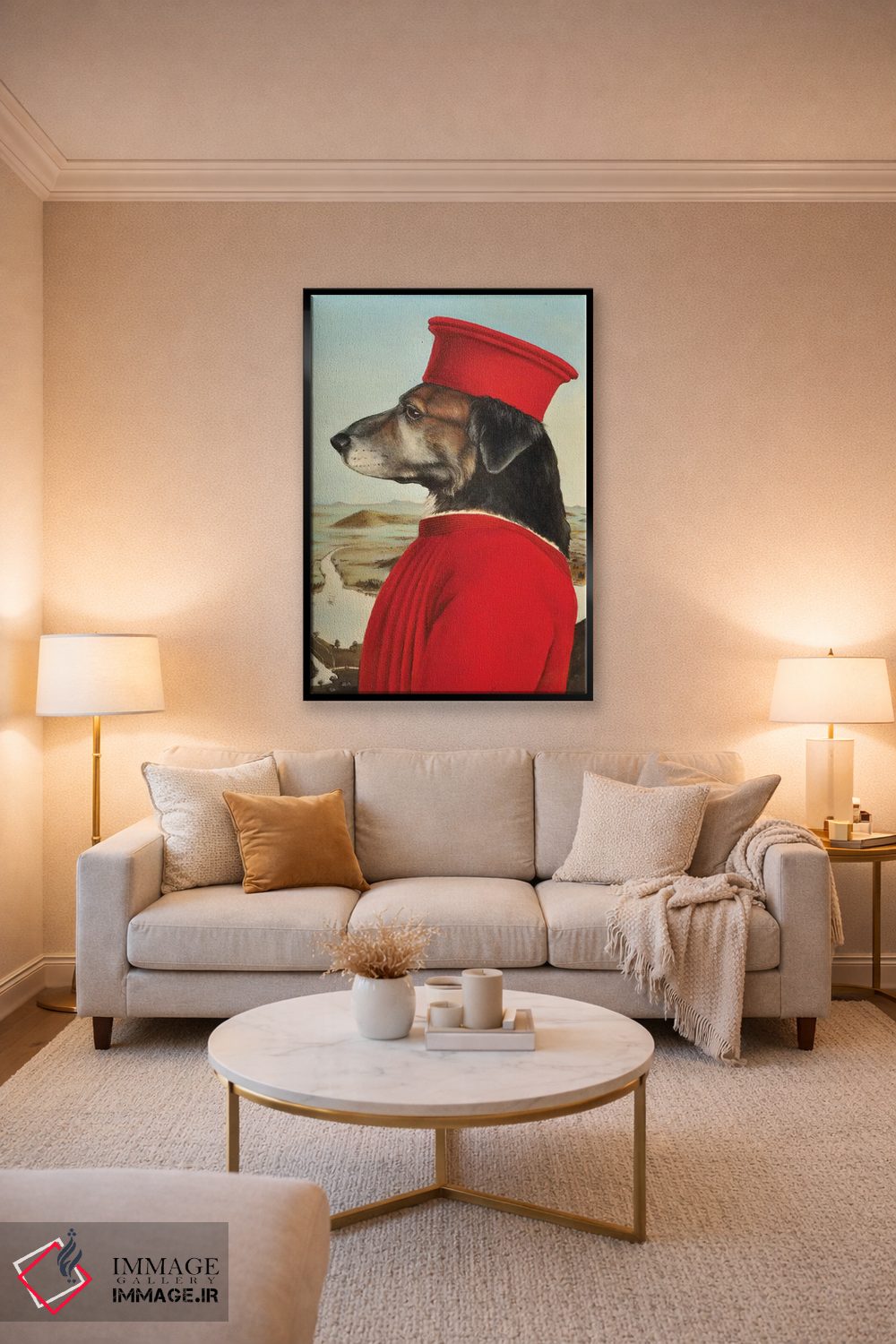 تابلو دکوراتیو قورباغه کوچولو اثر ملیندا کوپر - D3B