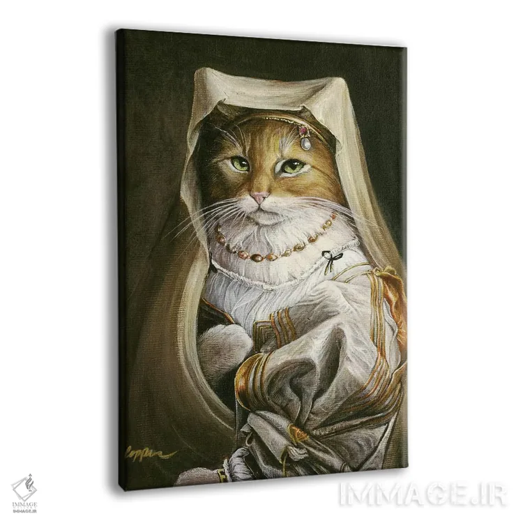 تابلو دکوراتیو گلدی اثر ملیندا کوپر - نمای پرسپکتیو محصول