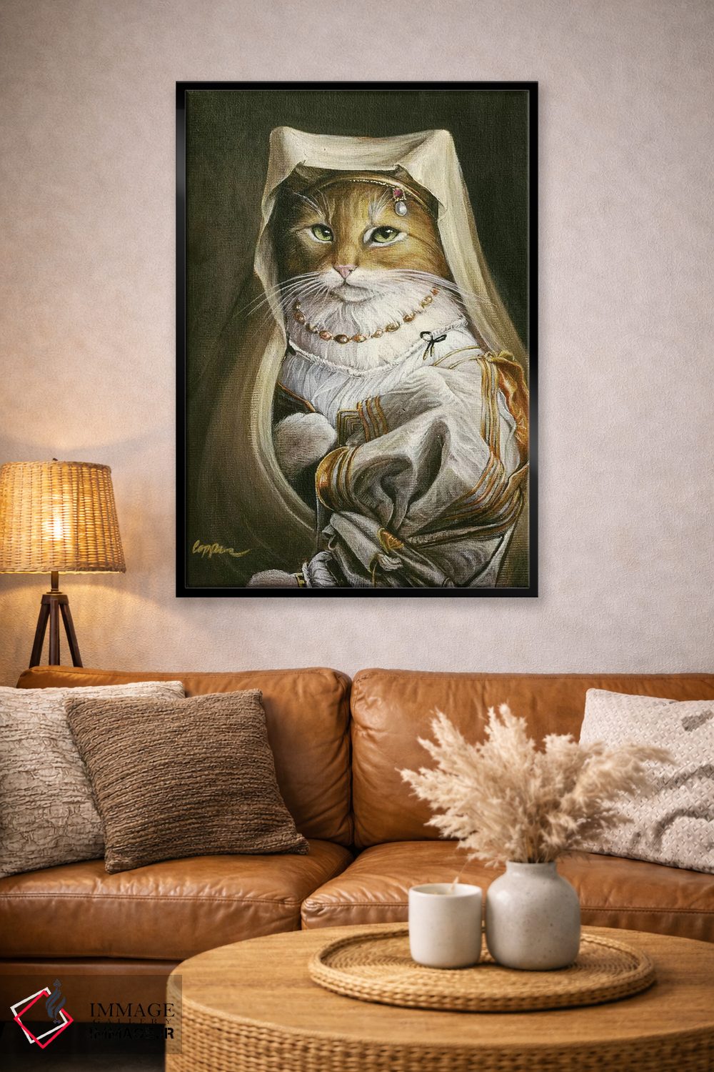 تابلو دکوراتیو گلدی اثر ملیندا کوپر - D3B