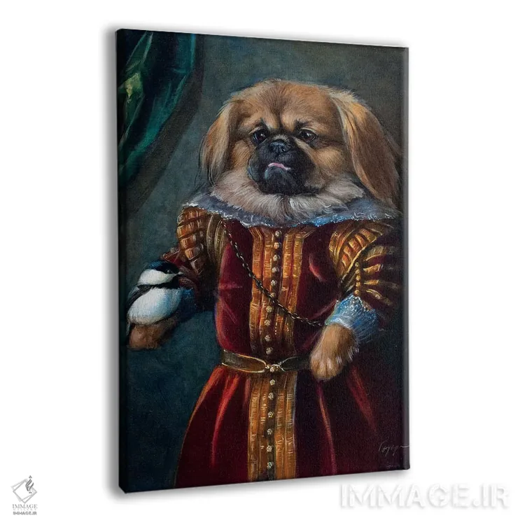 تابلو دکوراتیو لوییس اثر ملیندا کوپر - نمای پرسپکتیو محصول