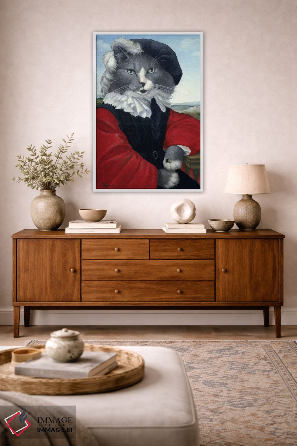 تابلو دکوراتیو لئو اثر ملیندا کوپر - D2W