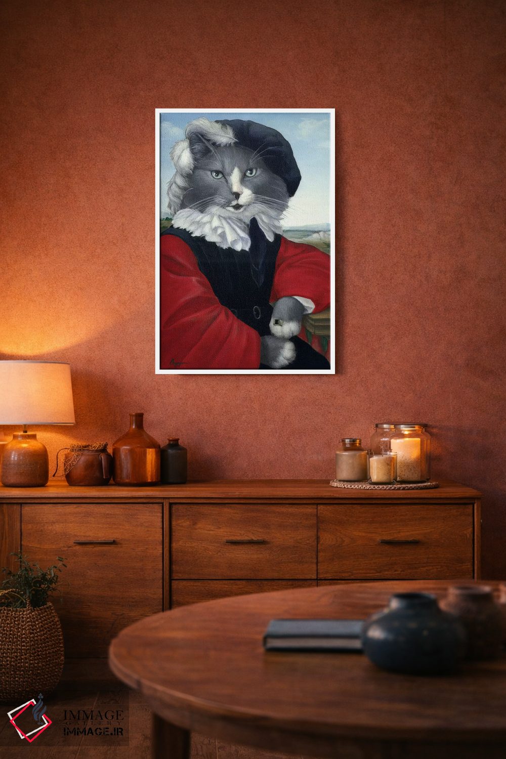 تابلو دکوراتیو لئو اثر ملیندا کوپر - D3W