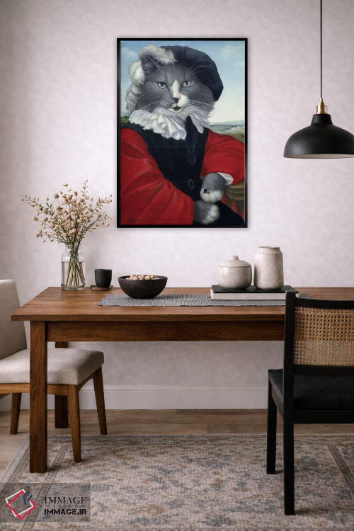 تابلو دکوراتیو لئو اثر ملیندا کوپر - D5B