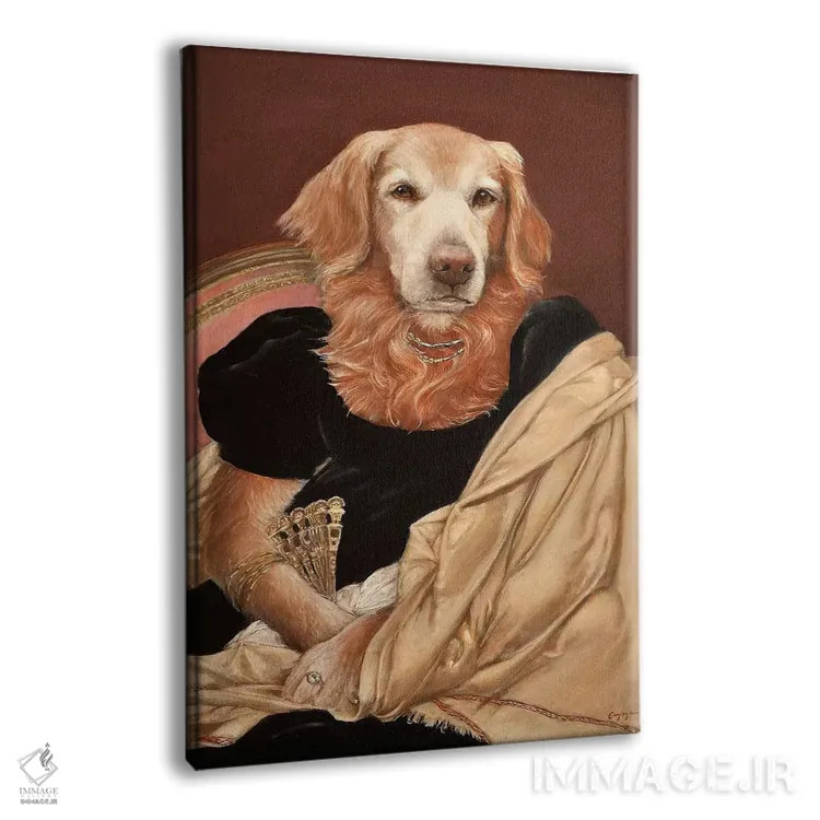 تابلو دکوراتیو خانم سیدنی اثر ملیندا کوپر - نمای پرسپکتیو محصول