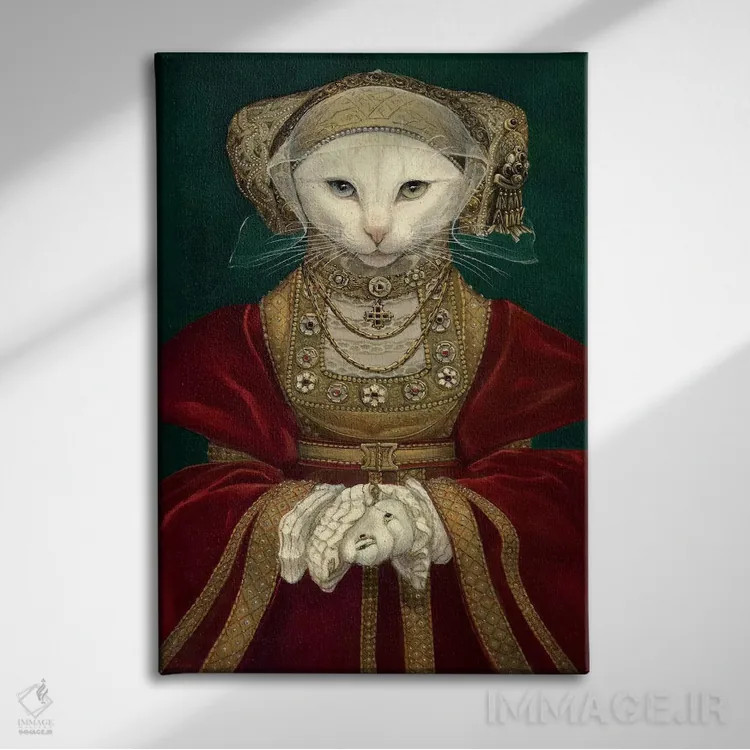 تابلو دکوراتیو موش کلیوز اثر ملیندا کوپر - نمای روبهرو روی دیوار