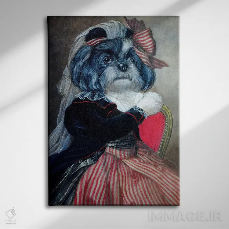 تابلو دکوراتیو ساندی اثر ملیندا کوپر - نمای روبهرو روی دیوار