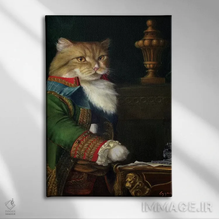 تابلو دکوراتیو والدو اثر ملیندا کوپر - نمای روبهرو روی دیوار