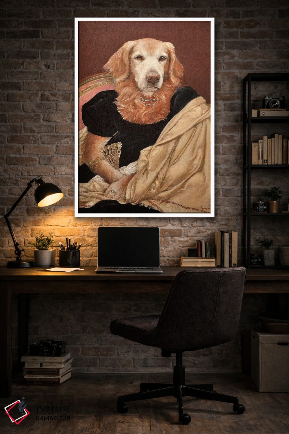 تابلو دکوراتیو خانم سیدنی اثر ملیندا کوپر - D3W