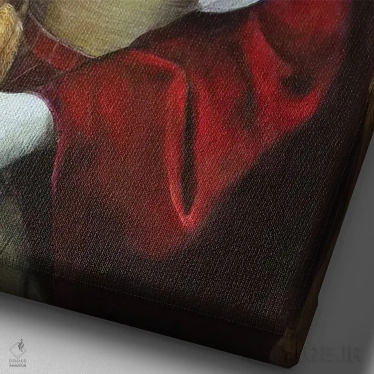 تابلو دکوراتیو بیتسی اثر ملیندا کوپر - نمای نزدیک بافت بوم