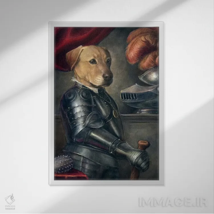 تابلو دکوراتیو تاکر اثر ملیندا کوپر - نمای قابدار سفید