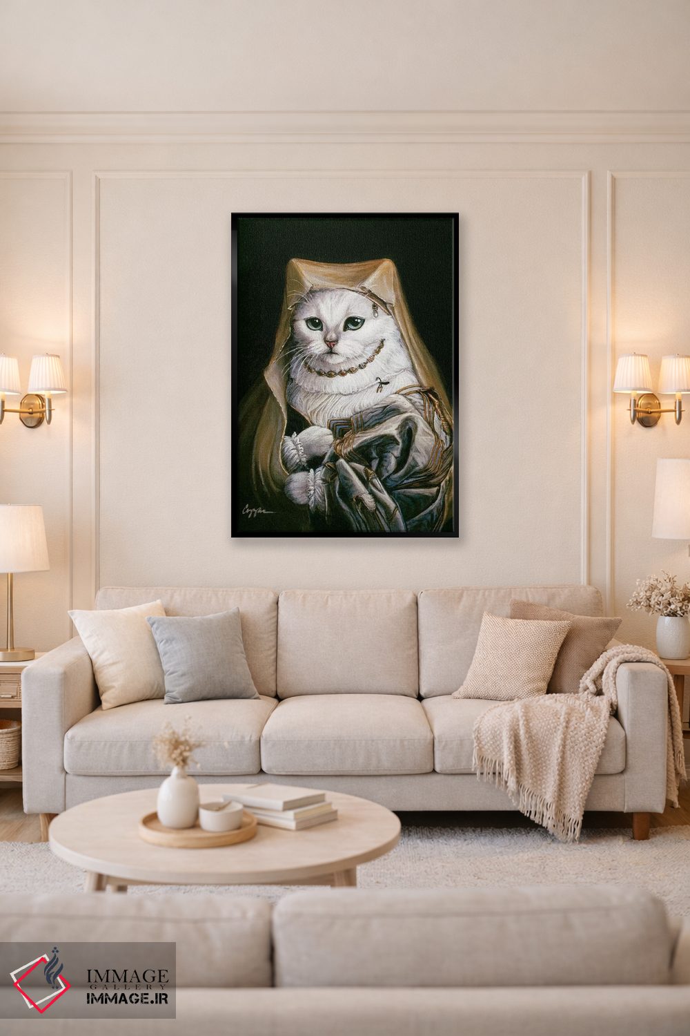 تابلو دکوراتیو شفا اثر ملیندا کوپر - D5B