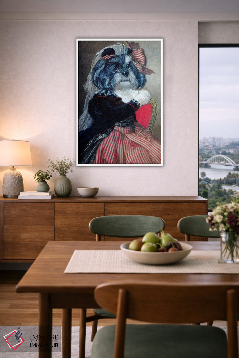 تابلو دکوراتیو ساندی اثر ملیندا کوپر - D5W