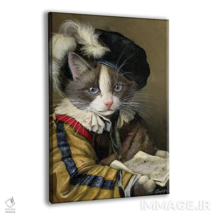 تابلو دکوراتیو یوشی خواننده اثر ملیندا کوپر - نمای پرسپکتیو محصول