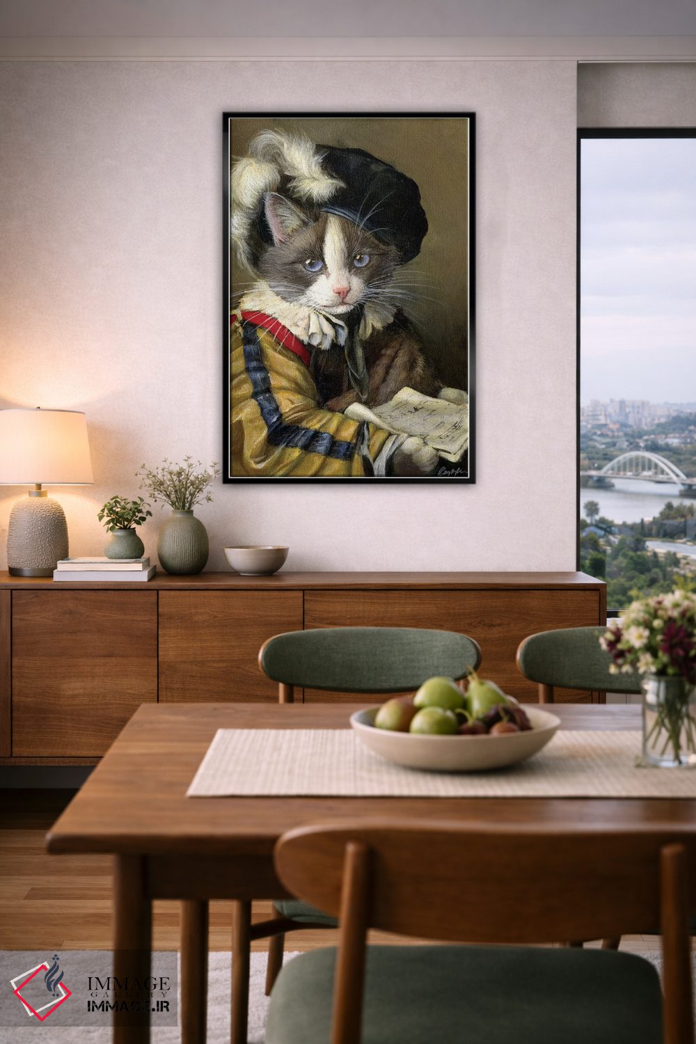 تابلو دکوراتیو یوشی خواننده اثر ملیندا کوپر - D6B