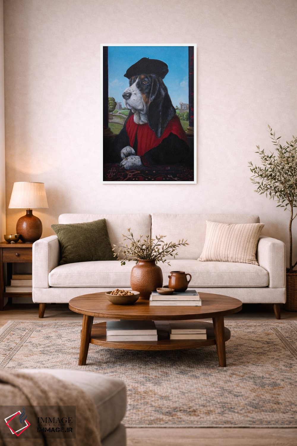 تابلو دکوراتیو جینو اثر ملیندا کوپر - D1W