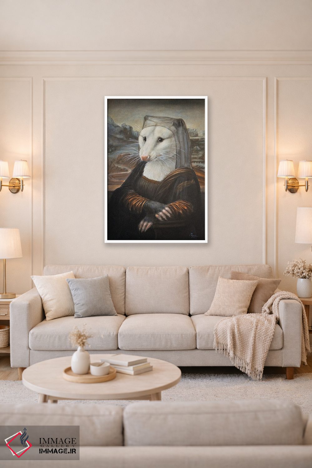 تابلو دکوراتیو مونا پوزوم اثر ملیندا کوپر - D1W