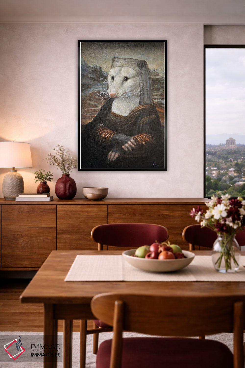 تابلو دکوراتیو مونا پوزوم اثر ملیندا کوپر - D6B