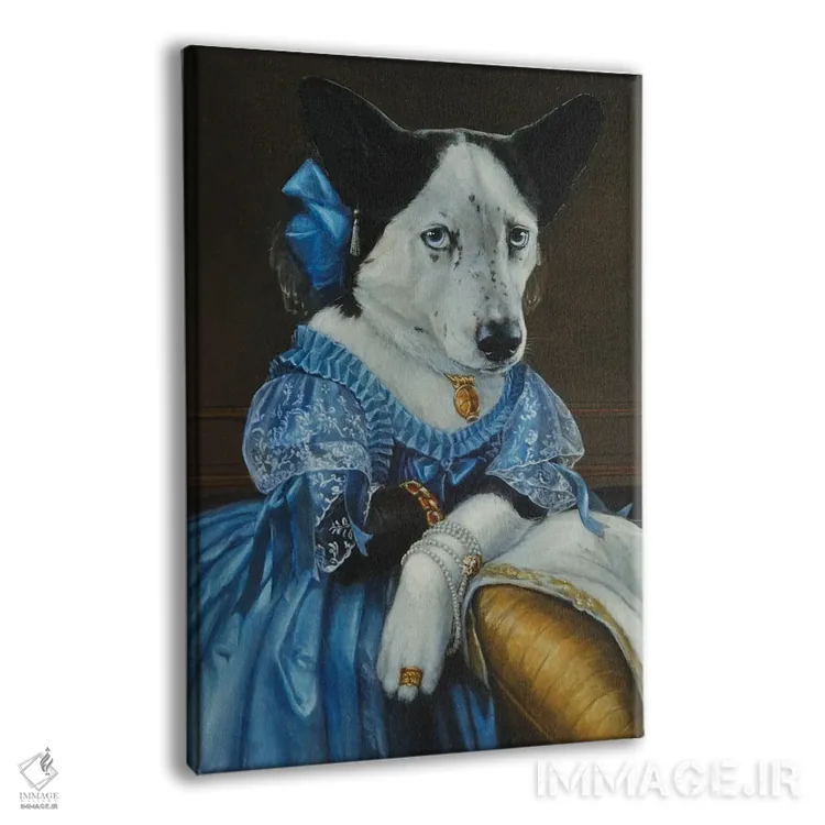 تابلو دکوراتیو فرشته اثر ملیندا کوپر - نمای پرسپکتیو محصول