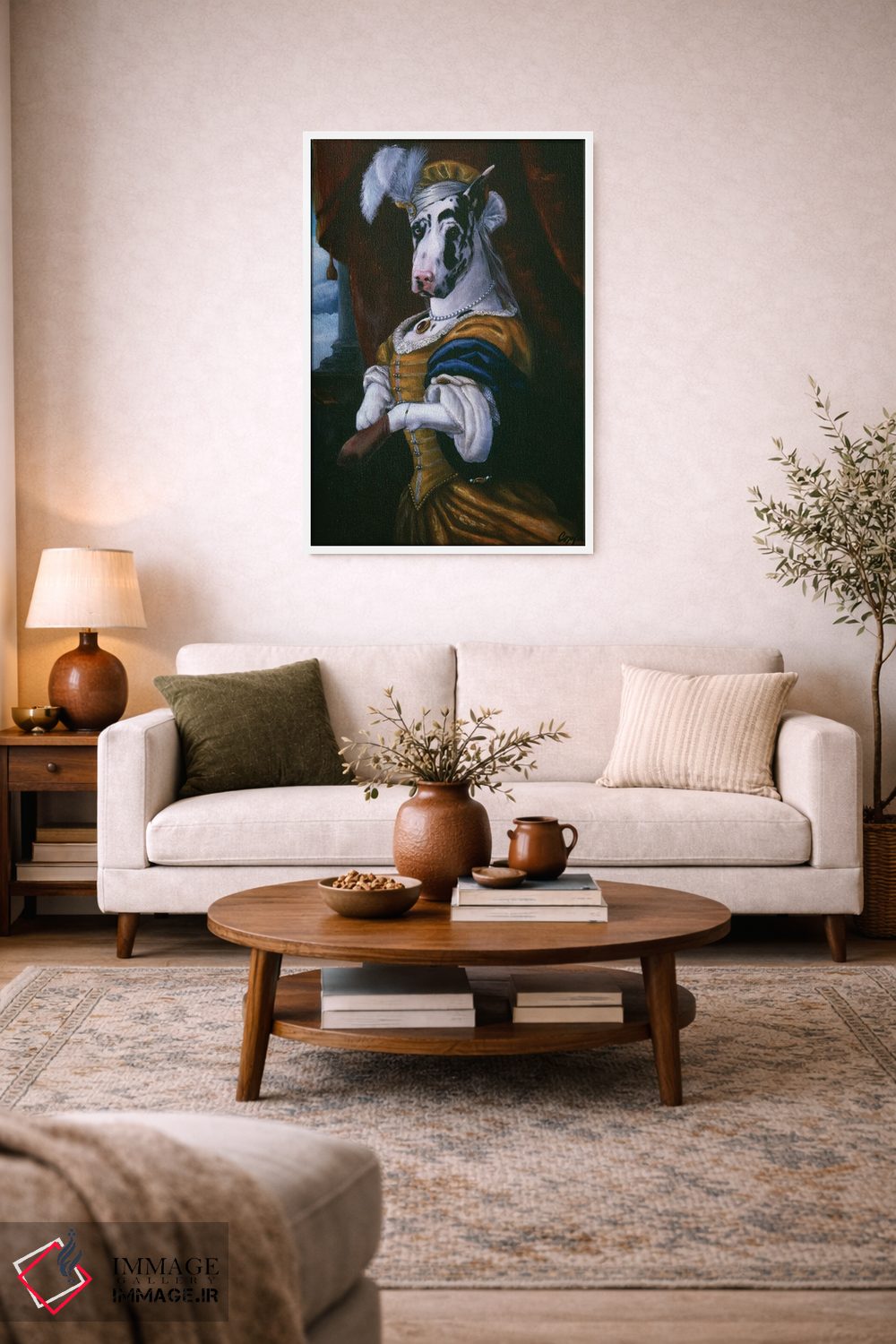 تابلو دکوراتیو علی اثر ملیندا کوپر - D2W