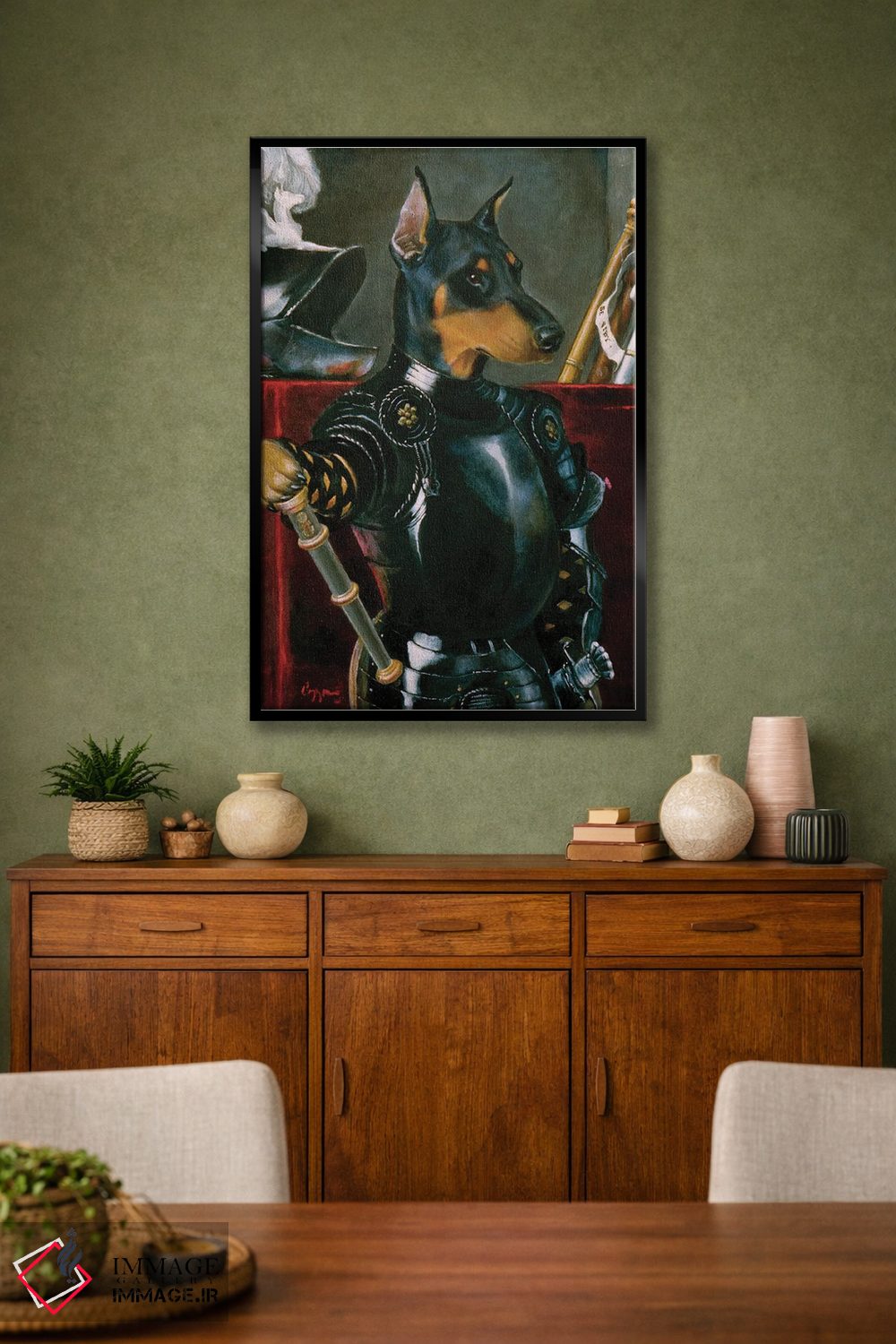 تابلو دکوراتیو شاهین اثر ملیندا کوپر - D2B