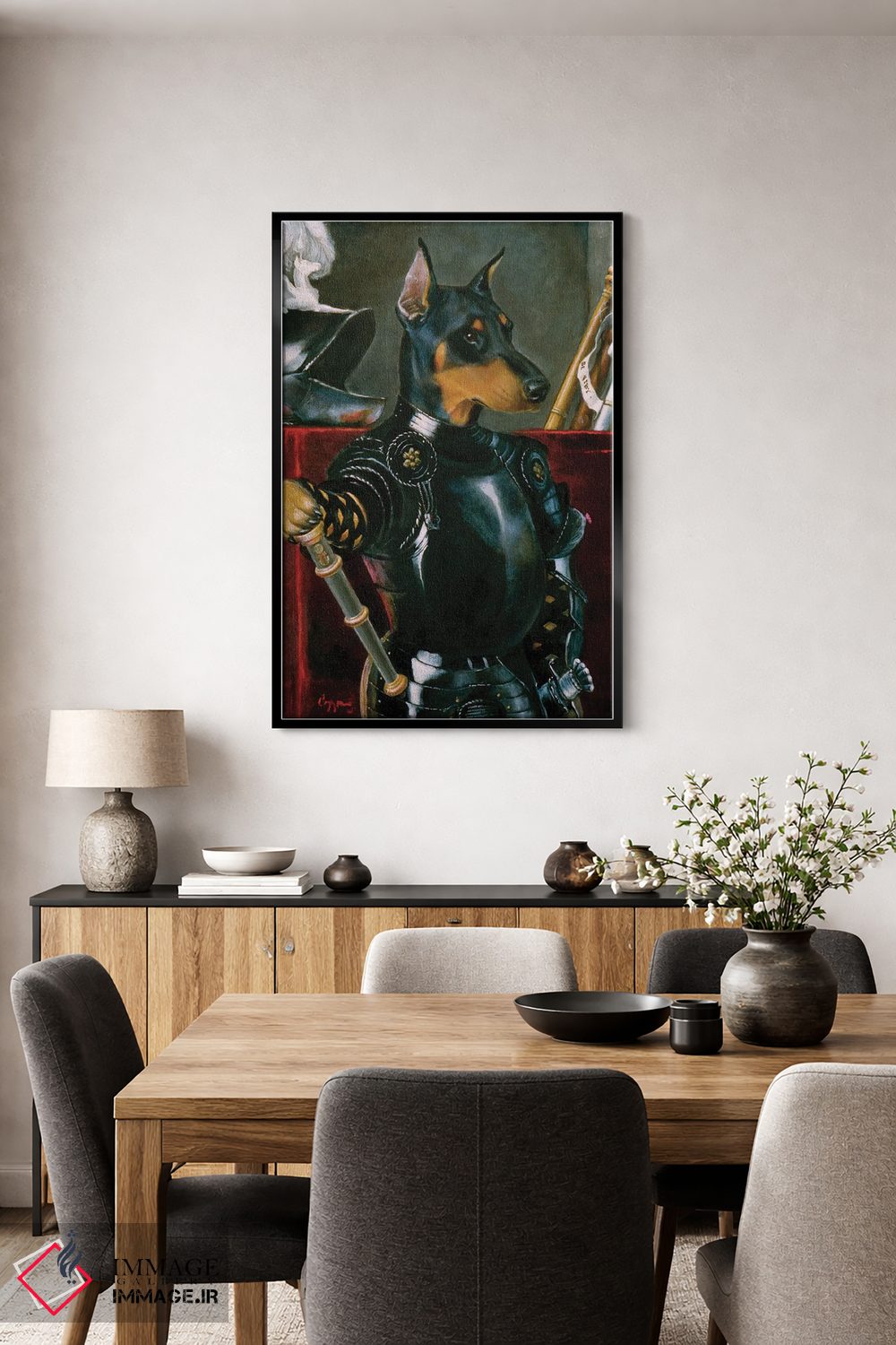 تابلو دکوراتیو شاهین اثر ملیندا کوپر - D4B