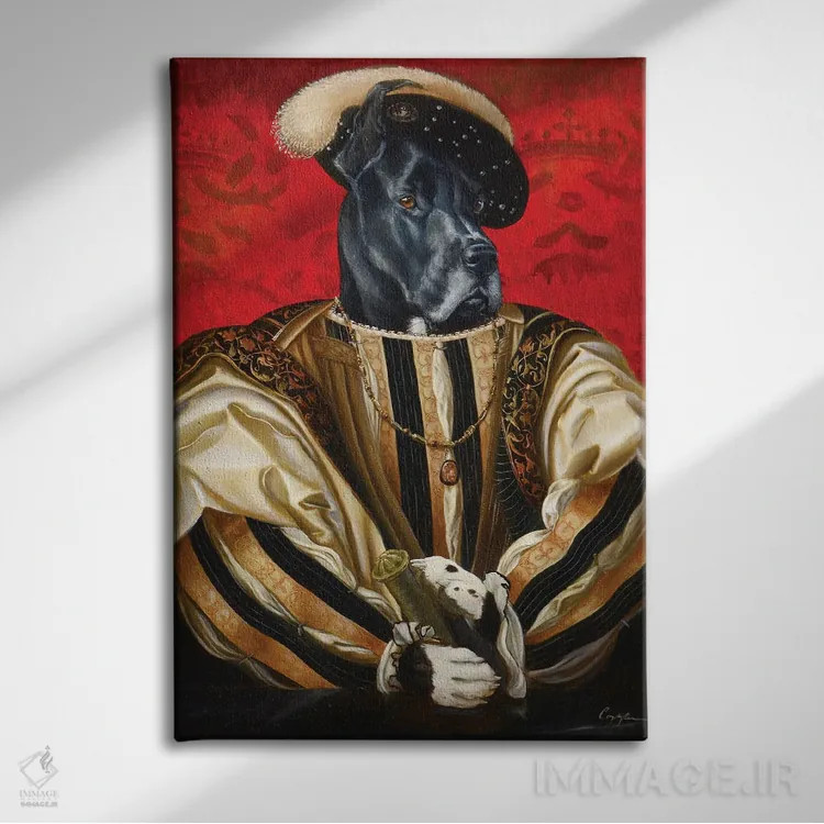 تابلو دکوراتیو استرایکر اثر ملیندا کوپر - نمای روبهرو روی دیوار