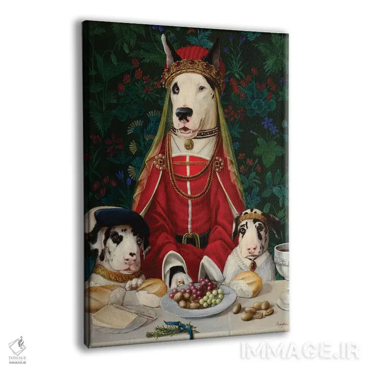 تابلو دکوراتیو جواهرات کوئین اثر ملیندا کوپر - نمای پرسپکتیو محصول