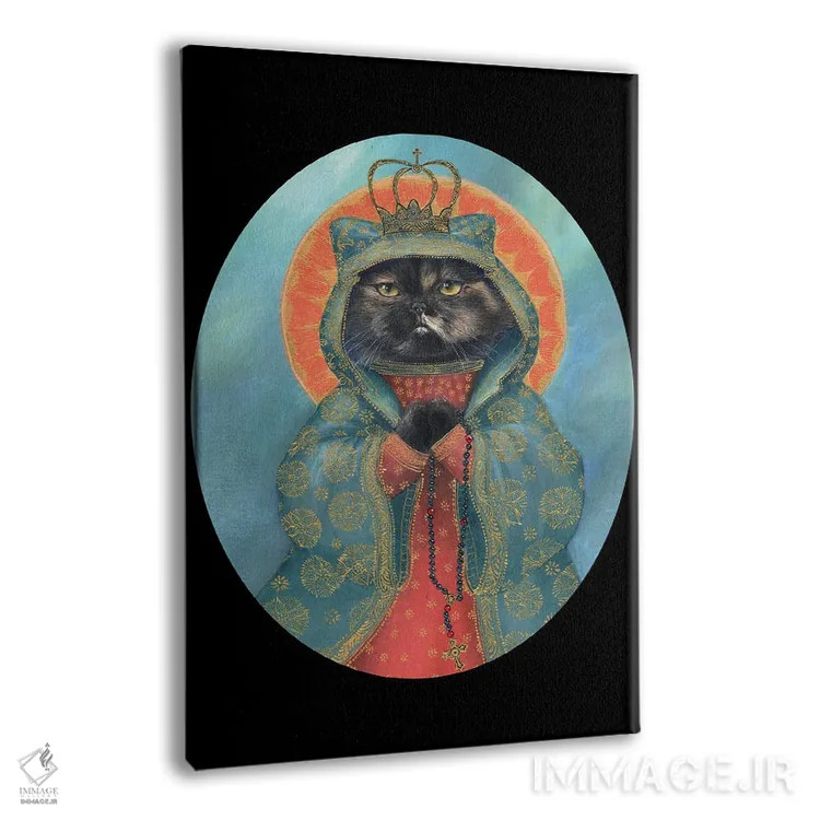 تابلو دکوراتیو نخودفرنگی شیرین اثر ملیندا کوپر - نمای پرسپکتیو محصول