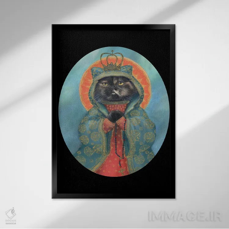 تابلو دکوراتیو نخودفرنگی شیرین اثر ملیندا کوپر - نمای قابدار مشکی