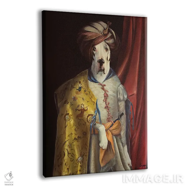 تابلو دکوراتیو یتی اثر ملیندا کوپر - نمای پرسپکتیو محصول