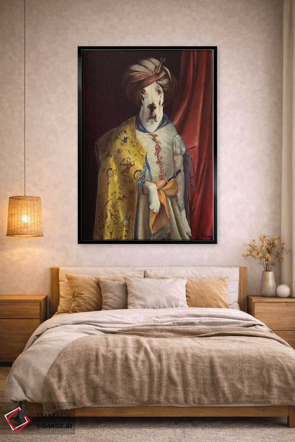 تابلو دکوراتیو یتی اثر ملیندا کوپر - D2B