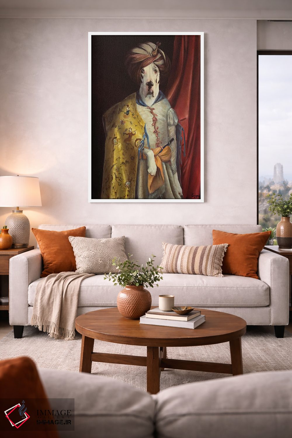 تابلو دکوراتیو یتی اثر ملیندا کوپر - D1W