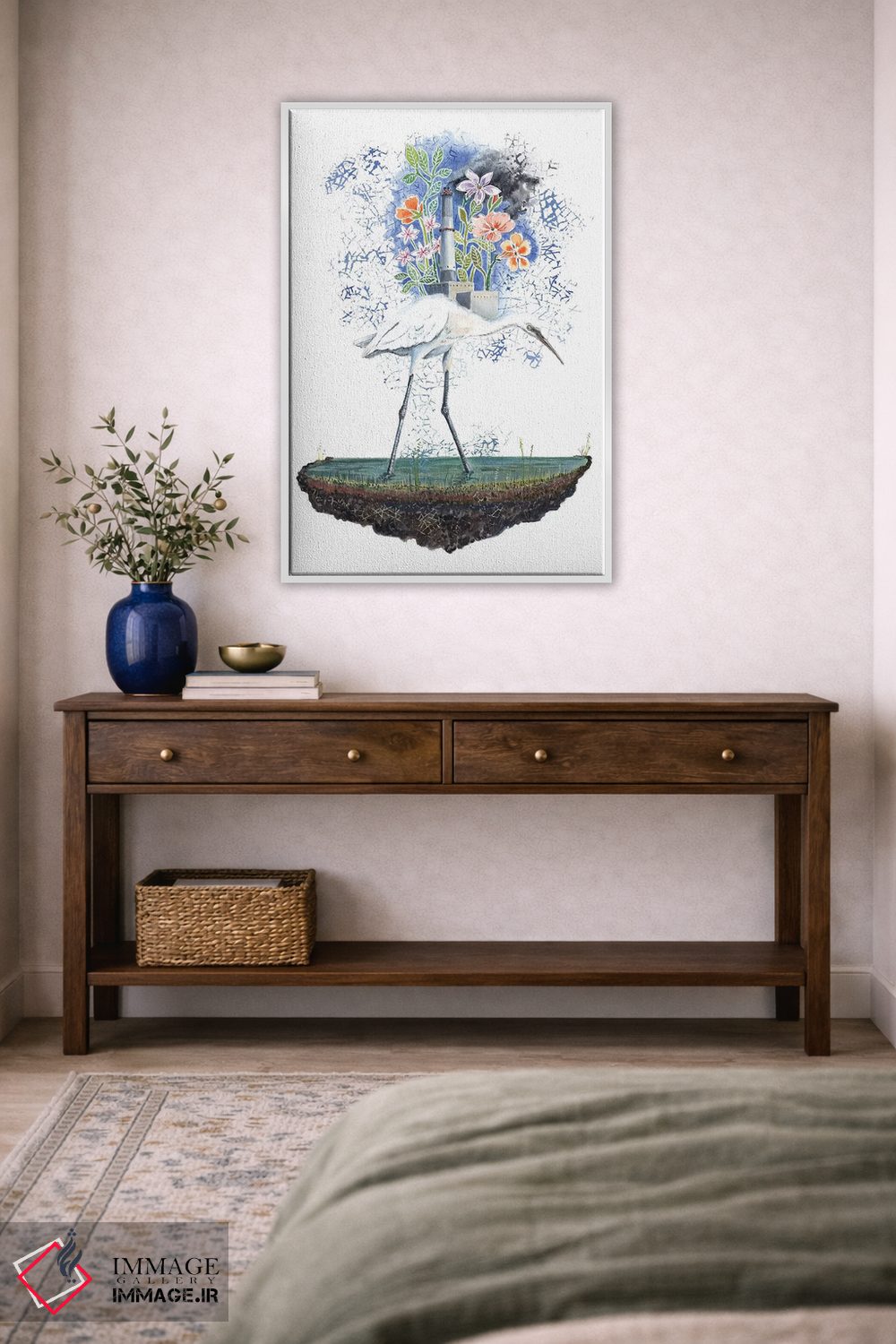 تابلو مدرن رویاهای حواصیل اثر میری اشت - D3W