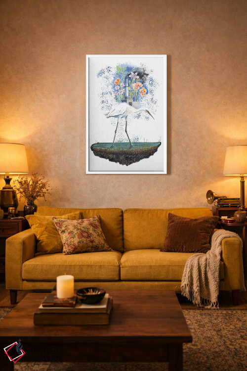 تابلو مدرن رویاهای حواصیل اثر میری اشت - D2W