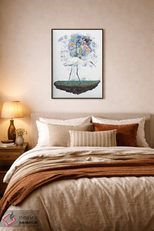 تابلو مدرن رویاهای حواصیل اثر میری اشت - D6B