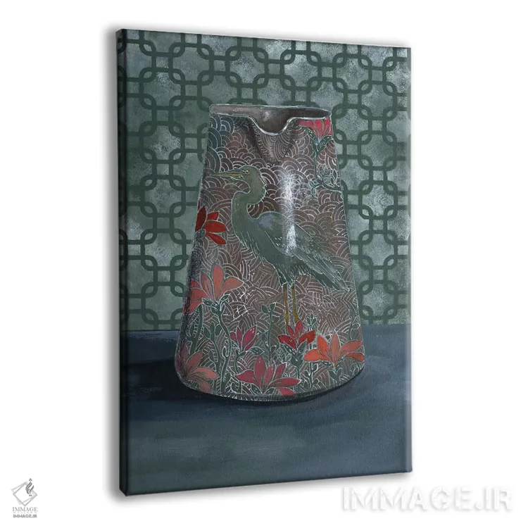 تابلو مدرن گلدان حواصیل اثر میری اشت - نمای پرسپکتیو محصول