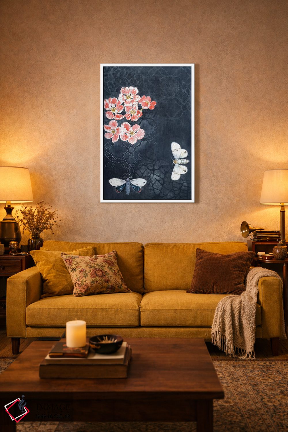 تابلو مدرن شب پره های شبانه اثر میری اشت - D1W