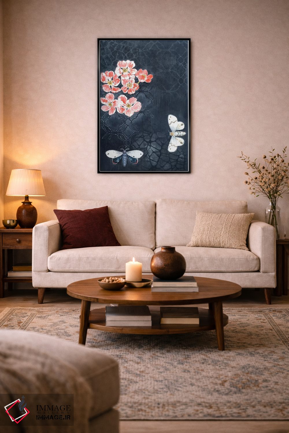 تابلو مدرن شب پره های شبانه اثر میری اشت - D4B