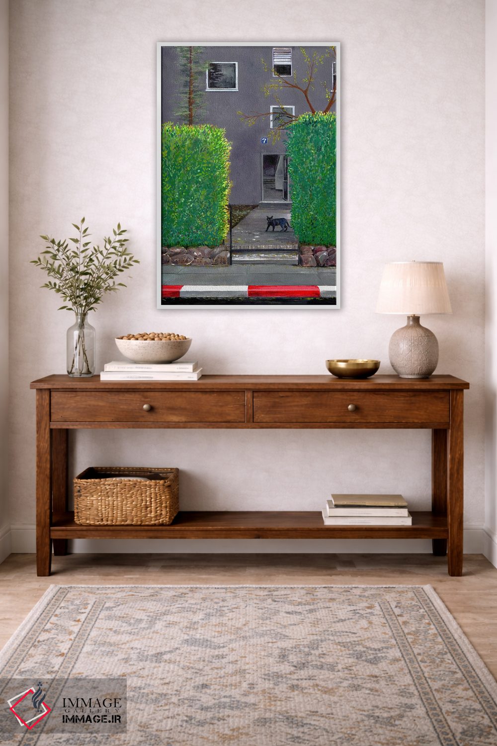 تابلو دکوراتیو گربه سیاه اثر میری اشت - D3W