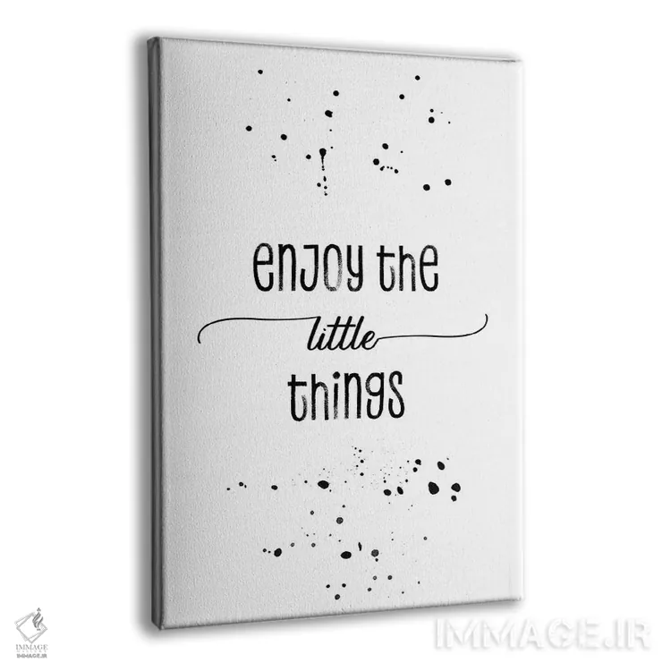 تابلو دکوراتیو از چیزهای کوچک لذت ببر اثر ملانی ویولا - نمای پرسپکتیو محصول