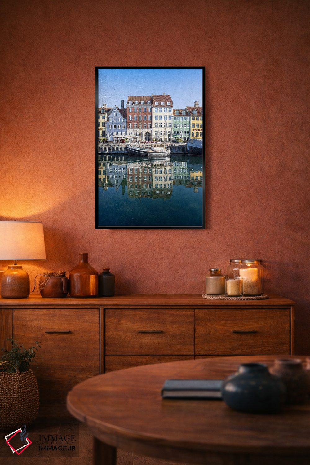 تابلو دکوراتیو آب زلال کپنهاگ در نیهاون اثر ملانی ویولا - D4B