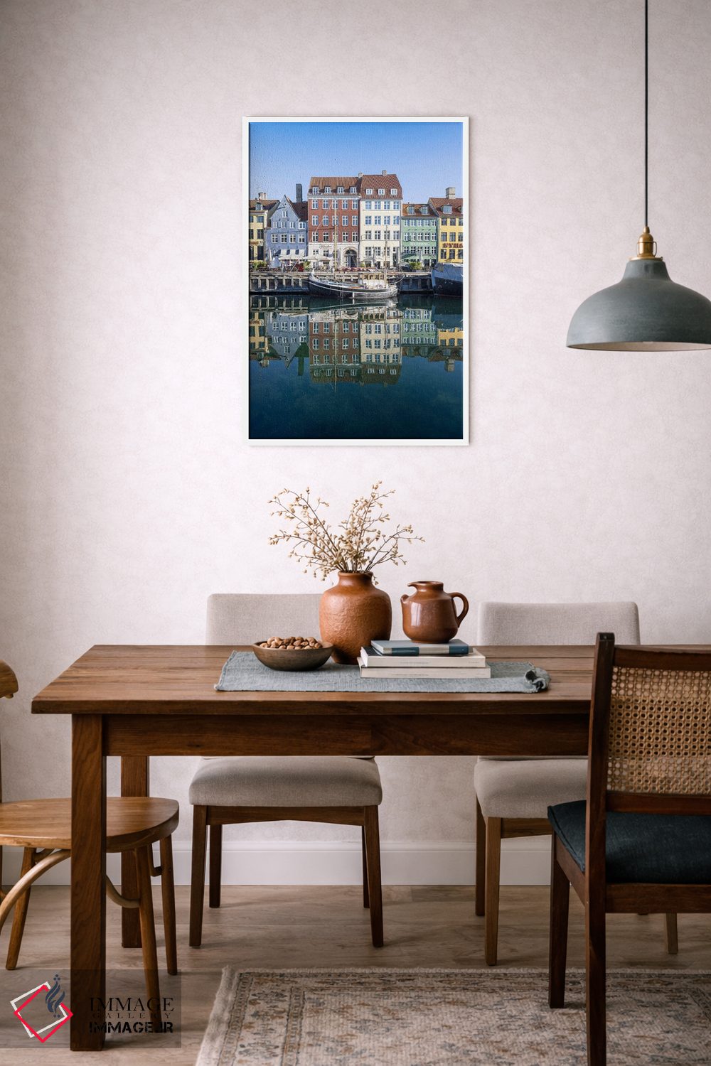 تابلو دکوراتیو آب زلال کپنهاگ در نیهاون اثر ملانی ویولا - D5W